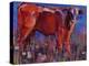 Red Calf, Cazalla De La Sierra, 1999 (Oil on Canvas)-Mark Adlington-Premier Image Canvas