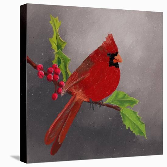 Red Cardinal I-Regina Moore-Stretched Canvas