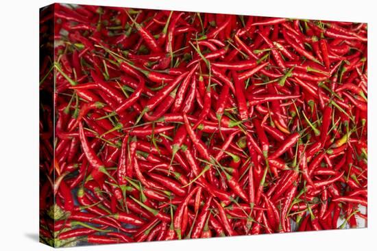 Red chili, Dong Ba Market, Hue, Thua Thien-Hue Province, Vietnam-David Wall-Premier Image Canvas