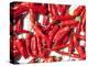 Red Chillis Drying in the Sun Punakha Valley, Bhutan, Asia-Lee Frost-Premier Image Canvas