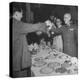 Red Chinese Leader Mao Tse Tung and Chiang Kai Shek Toasting One Another-null-Premier Image Canvas
