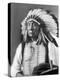 Red Cloud, Dakota Chief, Wearing a Headdress, 1880s-David Frances Barry-Premier Image Canvas