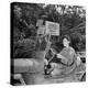 Red Cross Worker Janet Schwerton (Of Newton, Ma) Drives Jeep Along the Ledo Road, Burma, July 1944-Bernard Hoffman-Premier Image Canvas