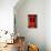 Red Door in Paris-Erin Berzel-Premier Image Canvas displayed on a wall