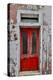 Red Doorway Old Building Burano, Italy-Darrell Gulin-Premier Image Canvas