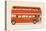 Red English Bus-Florent Bodart-Premier Image Canvas