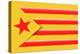 Red Estelada Flag-Juan Carlos B.-Stretched Canvas