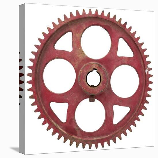 Red Fine Tooth Gear-Retroplanet-Premier Image Canvas
