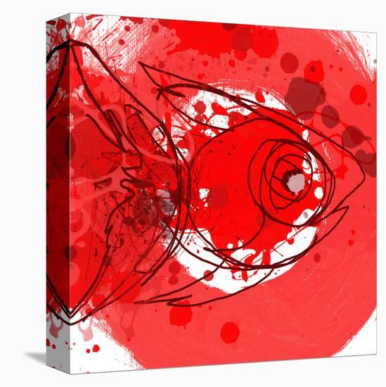 Red Fish-Irena Orlov-Stretched Canvas
