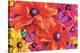 Red Flowers Tropical-Alixandra Mullins-Stretched Canvas