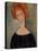 Red Head-Amedeo Modigliani-Premier Image Canvas