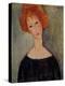 Red Head-Amedeo Modigliani-Premier Image Canvas