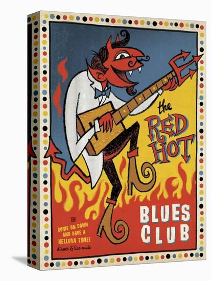 Red Hot Blues-Anderson Design Group-Stretched Canvas