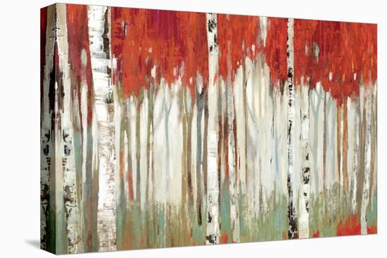 Red Landscape-Allison Pearce-Stretched Canvas