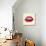 Red Lips Made of Small Triangles, Pixels-JustMarie-Stretched Canvas displayed on a wall