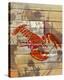 Red Lobster III-Irena Orlov-Stretched Canvas