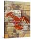 Red Lobster III-Irena Orlov-Stretched Canvas