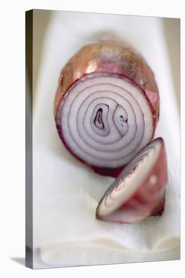 Red Onion, Cut into Two Pieces-Foodcollection-Premier Image Canvas