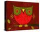 Red Owl-Penny Keenan-Stretched Canvas