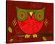 Red Owl-Penny Keenan-Stretched Canvas