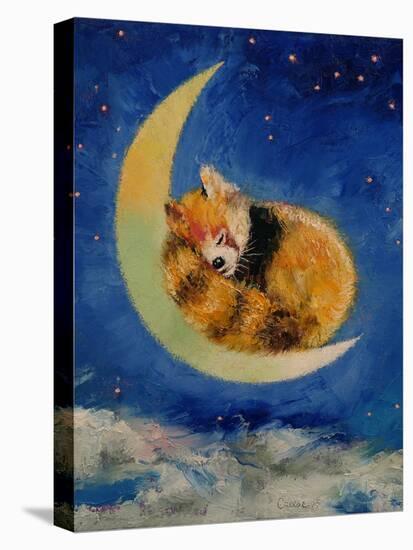 Red Panda Dreams Stretched Canvas Print Michael Creese Art Com