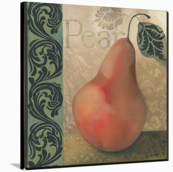 Red Pear-Louise Montillio-Stretched Canvas