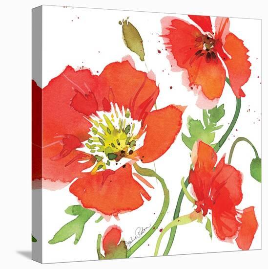 Red Poppies II-Julie Paton-Stretched Canvas