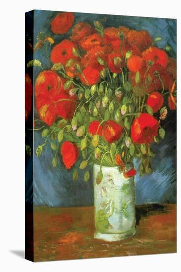 Red Poppies-Vincent van Gogh-Stretched Canvas