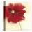 Red Poppy Power II-Marilyn Robertson-Stretched Canvas