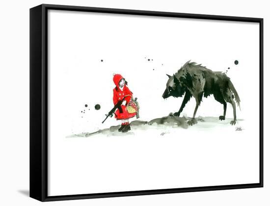 Red Riding Hood-Lora Zombie-Stretched Canvas