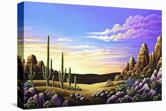 Red Rocks 11-Andy Russell-Stretched Canvas