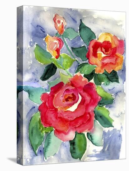Red Rose Watercolor-Cheryl Bartley-Premier Image Canvas