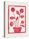 Red Roses / Lino Print-Alisa Galitsyna-Premier Image Canvas