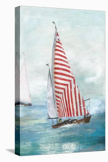 Red sails-Allison Pearce-Stretched Canvas