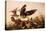Red-Shouldered Hawk Attacking Bobwhite Partridges, 1827-John James Audubon-Premier Image Canvas