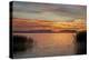 Red Sky over the Saaler Bodden Close Ahrenshoop-Uwe Steffens-Premier Image Canvas