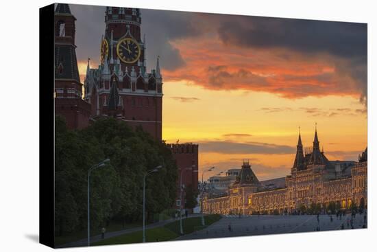 Red Square at Dusk.-Jon Hicks-Premier Image Canvas