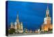 Red Square, St. Basil's Cathedral and the Savior's Tower of the Kremlin, UNESCO World Heritage Site-Miles Ertman-Premier Image Canvas