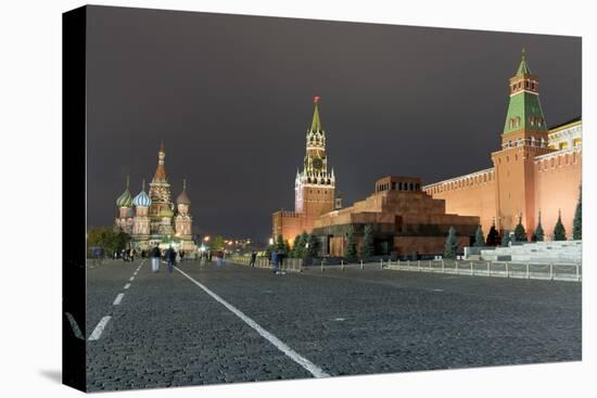 Red Square, St. Basil's Cathedral, Lenin's Tomb and walls of the Kremlin, UNESCO World Heritage Sit-Miles Ertman-Premier Image Canvas