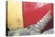 Red Stairway-Douglas Steakley-Stretched Canvas