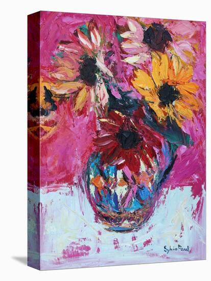 Red Sunflower-Sylvia Paul-Premier Image Canvas