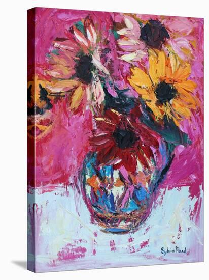 Red Sunflower-Sylvia Paul-Premier Image Canvas