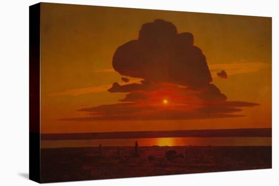 Red Sunset on the Dnieper, 1905-1908-Arkhip Ivanovich Kuindzhi-Premier Image Canvas