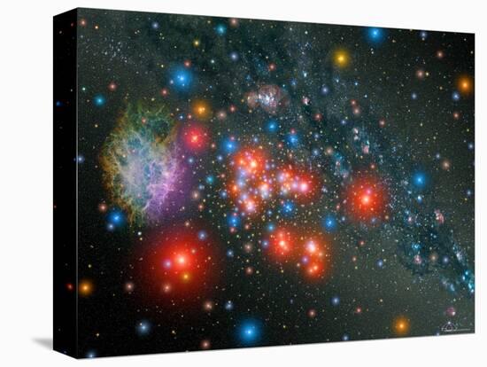 Red Super Giant Cluster-Stocktrek Images-Premier Image Canvas