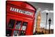 Red Telephone Big Ben London-null-Stretched Canvas