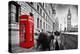 Red Telephone Booth and Big Ben in London, England, the Uk. People Walking in Rush. the Symbols of-Michal Bednarek-Premier Image Canvas