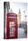 Red telephone box & Big Ben, Houses of Parliament, London, England, UK-Jon Arnold-Premier Image Canvas