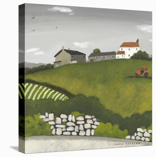 Red Tractor-Sophie Harding-Premier Image Canvas