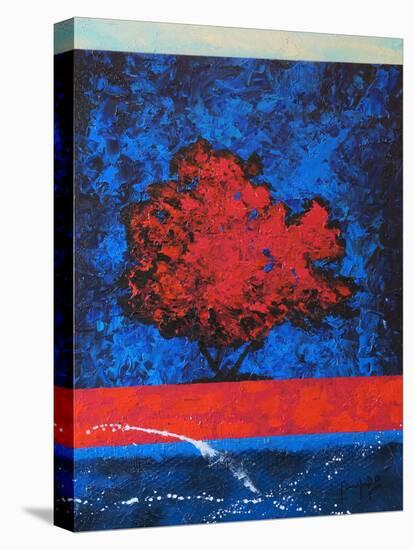 Red Tree-Joseph Marshal Foster-Stretched Canvas