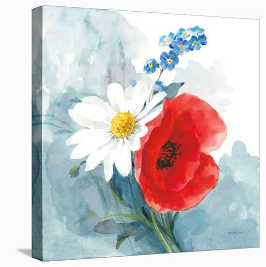 Red White and Bloom-Danhui Nai-Stretched Canvas